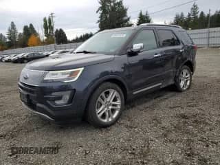 2017 Ford Explorer Limited z VIN 1FM5K8FH1HGA05959, wystawiony jako Copart lot #89551825 z przebiegiem 76 227 mil mil oraz Szkoda całkowita • Salvage title. Historia ofert i sprzedaży dostępna na DreamBid. Obrazek 1.
