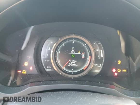 2019 Lexus IS 300 F Sport z VIN JTHC81D25K5039579, wystawiony jako Copart lot #85092855 z przebiegiem 129 518 mil mil oraz Nie do naprawy • Non repairable. Historia ofert i sprzedaży dostępna na DreamBid. Obrazek 9.