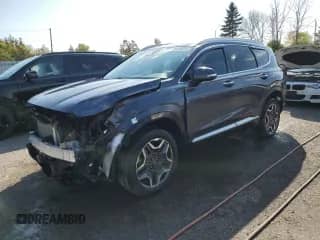 2021 Hyundai Santa Fe Limited with VIN KM8S5DA18MU011668, listed as a Copart auction lot 80439515 with 81,511 mi miles and Salvage title. Bid and sale history available at DreamBid. Image 1.