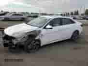 2025 Hyundai Elantra Limited with VIN KMHLN4DJ6SU149609, listed as a Copart auction lot 81482995 with 732 mi miles and Salvage title. Bid and sale history available at DreamBid. Image 1.