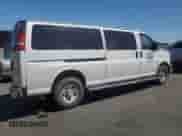 2020 Chevrolet Express Passenger LT with VIN 1GAZGPFG2L1142907, listed as a Copart auction lot 61597535 with 105,182 mi miles and Salvage title. Bid and sale history available at DreamBid. Image 3.