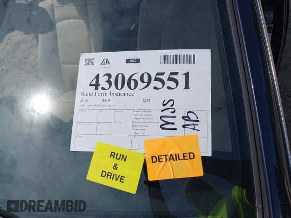 2010 BMW 3 Series 328i с VIN WBAWR3C50AP462749, выставлен на аукционе IAAI как лот 43069551 с пробегом 95 451 миль миль и . История ставок и продаж доступна на DreamBid. Изображение 18.