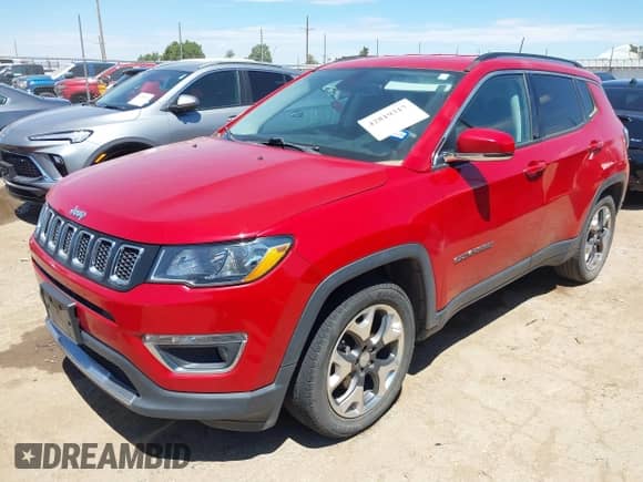 2019 Jeep Compass Limited z VIN 3C4NJCCBXKT675880, wystawiony jako IAAI lot #42819317 z przebiegiem 60 382 mil mil oraz . Historia ofert i sprzedaży dostępna na DreamBid. Obrazek 2.