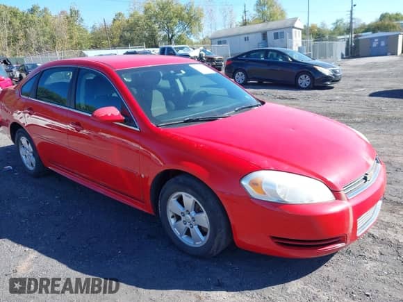 2009 Chevrolet Impala LT z VIN 2G1WT57K391141838, wystawiony jako IAAI lot #43386582 z przebiegiem 151 148 mil mil oraz . Historia ofert i sprzedaży dostępna na DreamBid. Obrazek 1.