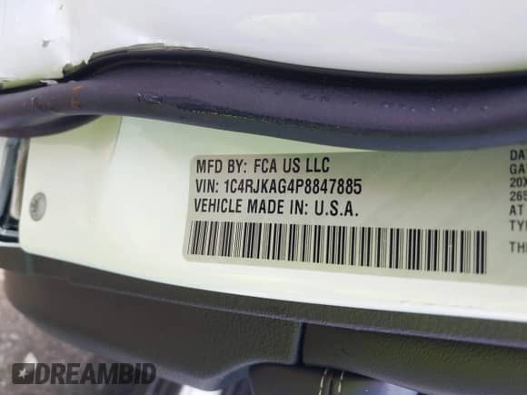 2023 Jeep Grand Cherokee Altitude with VIN 1C4RJKAG4P8847885, listed as a IAAI auction lot 42346718 with 52,318 mi miles and . Bid and sale history available at DreamBid. Image 9.