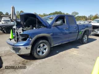 2009 Dodge 1500 SLT with VIN 1D3HV18T89S726206, listed as a Copart auction lot 77745164 with 186,836 mi miles and Salvage title. Bid and sale history available at DreamBid. Image 1.