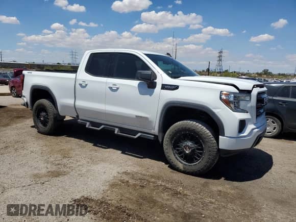 2019 GMC Sierra 1500 Elevation with VIN 1GTR9CED5KZ296450, listed as a Copart auction lot 58713115 with 123,067 mi miles and Salvage title. Bid and sale history available at DreamBid. Image 4.