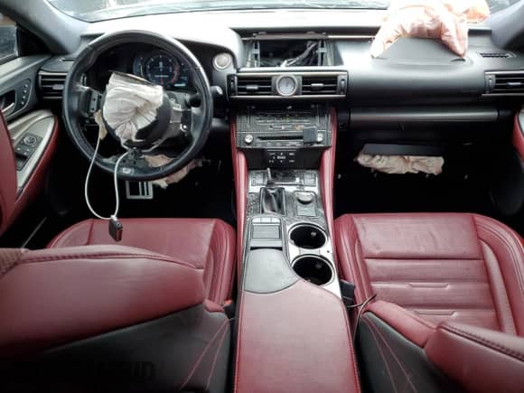 2016 Lexus RC 300 F Sport z VIN JTHSM5BC0G5001145, wystawiony jako Copart lot #67263235 z przebiegiem 28 750 mil mil oraz Szkoda całkowita • Salvage title. Historia ofert i sprzedaży dostępna na DreamBid. Obrazek 8.