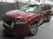 2023 Nissan Pathfinder SL with VIN 5N1DR3CA1PC203710, listed as a IAAI auction lot 42272397 with Not provided miles and . Bid and sale history available at DreamBid. Image 16.