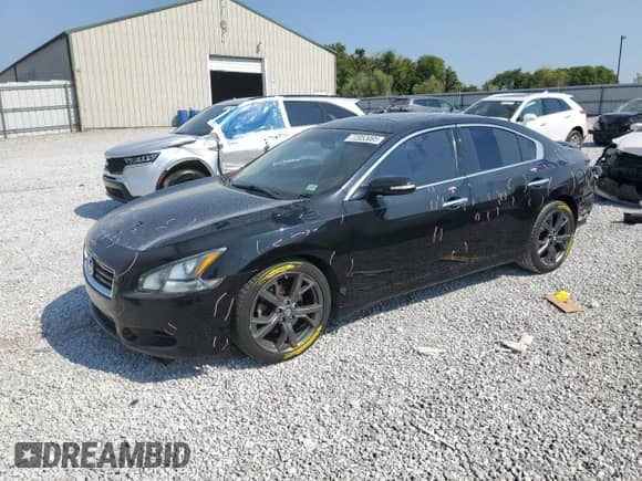2013 Nissan Maxima SV with VIN 1N4AA5APXDC811227, listed as a Copart auction lot 72053085 with 252,387 mi miles and Salvage title. Bid and sale history available at DreamBid. Image 1.