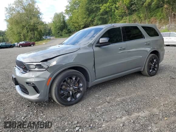 2021 Dodge Durango SXT Plus with VIN 1C4RDJAG4MC574196, listed as a Copart auction lot 69488245 with 68,491 mi miles and Salvage title. Bid and sale history available at DreamBid. Image 1.