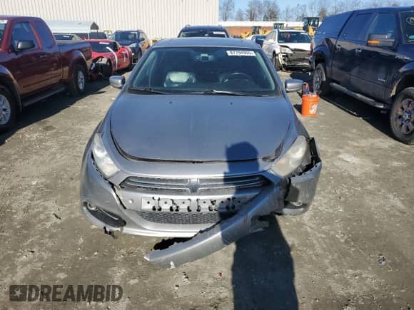 2016 Dodge Dart Limited with VIN 1C3CDFCB4GD517682, listed as a Copart auction lot 87794955 with 84,146 mi miles and Salvage title. Bid and sale history available at DreamBid. Image 5.
