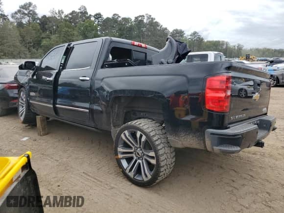 2015 Chevrolet Silverado 1500 High Country with VIN 3GCPCTEC7FG128265, listed as a Copart auction lot 74728294 with Not provided miles and Salvage title. Bid and sale history available at DreamBid. Image 2.