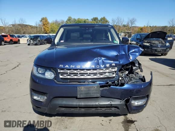 2016 Land Rover Range Rover Sport HSE with VIN SALWR2VF9GA636521, listed as a Copart auction lot 87266815 with 129,995 mi miles and Salvage title. Bid and sale history available at DreamBid. Image 5.