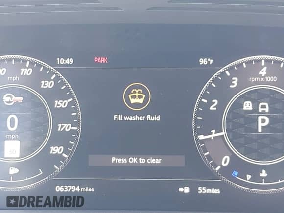 2020 Land Rover Range Rover Sport SVR with VIN SALWZ2RE3LA899227, listed as a IAAI auction lot 42368175 with 63,794 mi miles and . Bid and sale history available at DreamBid. Image 15.