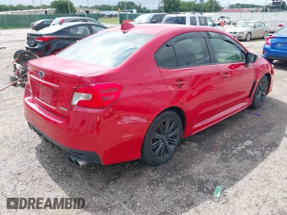 2015 Subaru WRX with VIN JF1VA1A67F9803037, listed as a IAAI auction lot 42537132 with 156,133 mi miles and . Bid and sale history available at DreamBid. Image 4.