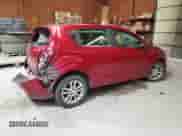 2013 Chevrolet Sonic LT with VIN 1G1JC6SG9D4159485, listed as a Copart auction lot 83822545 with 95,761 mi miles and Salvage title. Bid and sale history available at DreamBid. Image 3.