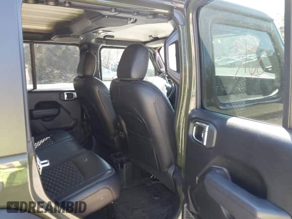2022 Jeep Wrangler Unlimited Sport S with VIN 1C4HJXDG4NW249924, listed as a IAAI auction lot 43383160 with 43,361 mi miles and . Bid and sale history available at DreamBid. Image 8.