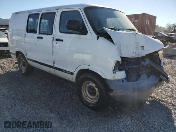 1999 Dodge Cargo with VIN 2B7HB11X9XK530023, listed as a Copart auction lot 76975974 with 219,842 mi miles and Salvage title. Bid and sale history available at DreamBid. Image 4.