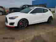 2022 Hyundai Veloster z VIN KMHT36AH1NU013346, wystawiony jako Copart lot #54510735 z przebiegiem 50 303 mil mil oraz Szkoda całkowita • Salvage title. Historia ofert i sprzedaży dostępna na DreamBid. Obrazek 1.