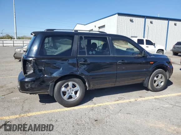 2006 Honda Pilot EX z VIN 2HKYF18466H521931, wystawiony jako Copart lot #85131545 z przebiegiem 157 614 mil mil oraz Szkoda całkowita • Salvage title. Historia ofert i sprzedaży dostępna na DreamBid. Obrazek 3.