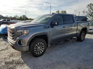 2019 GMC Sierra 1500 AT4 with VIN 1GTP9EED2KZ265028, listed as a Copart auction lot 63942745 with 55,642 mi miles and Salvage title. Bid and sale history available at DreamBid. Image 1.