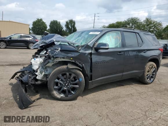 2021 Chevrolet Traverse RS с VIN 1GNERJKW2MJ199787, выставлен на аукционе Copart как лот 71880525 с пробегом Не указан миль и Списание • Salvage title. История ставок и продаж доступна на DreamBid. Изображение 1.