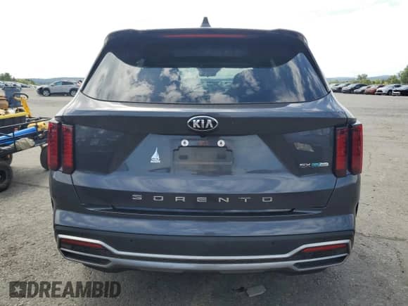 2021 Kia Sorento EX with VIN KNDRH4LG3M5045460, listed as a Copart auction lot 69608965 with 69,498 mi miles and Salvage title. Bid and sale history available at DreamBid. Image 6.