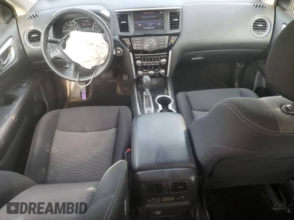 2018 Nissan Pathfinder S with VIN 5N1DR2MM9JC647184, listed as a Copart auction lot 64950495 with 109,616 mi miles and Salvage title. Bid and sale history available at DreamBid. Image 8.