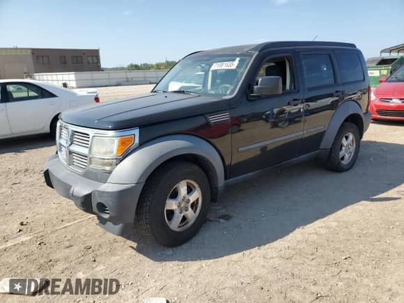 2007 Dodge Nitro SXT with VIN 1D8GT28KX7W644413, listed as a Copart auction lot 71081635 with 143,354 mi miles and Clean title. Bid and sale history available at DreamBid. Image 1.