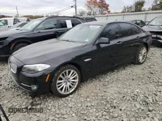2011 BMW 5 Series 550i with VIN WBAFR9C55BC599441, listed as a Copart auction lot 90538545 with 75,449 mi miles and Clean title. Bid and sale history available at DreamBid. Image 1.
