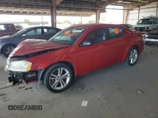 2012 Dodge Avenger SE with VIN 1C3CDZAG4CN316000, listed as a Copart auction lot 66276715 with 131,933 mi miles and Salvage title. Bid and sale history available at DreamBid. Image 1.