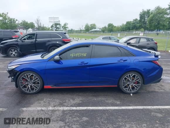 2023 Hyundai Elantra с VIN KMHLW4AK7PU014012, выставлен на аукционе IAAI как лот 42493498 с пробегом 25 604 миль миль и . История ставок и продаж доступна на DreamBid. Изображение 14.