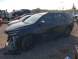 2024 Chevrolet Equinox RS с VIN 3GNAXMEG0RL184960, выставлен на аукционе Copart как лот 69740635 с пробегом 28 187 миль миль и Списание • Salvage title. История ставок и продаж доступна на DreamBid. Изображение 1.