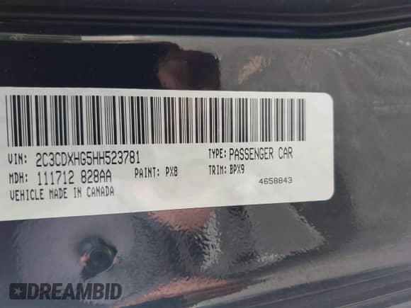 2017 Dodge Charger SXT z VIN 2C3CDXHG5HH523781, wystawiony jako IAAI lot #42787190 z przebiegiem 190 145 mil mil oraz . Historia ofert i sprzedaży dostępna na DreamBid. Obrazek 9.