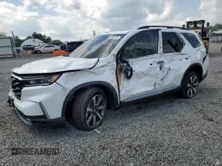 2025 Honda Pilot Elite z VIN 5FNYG1H8XSB106880, wystawiony jako Copart lot #65959185 z przebiegiem 2 167 mil mil oraz Szkoda całkowita • Salvage title. Historia ofert i sprzedaży dostępna na DreamBid. Obrazek 1.