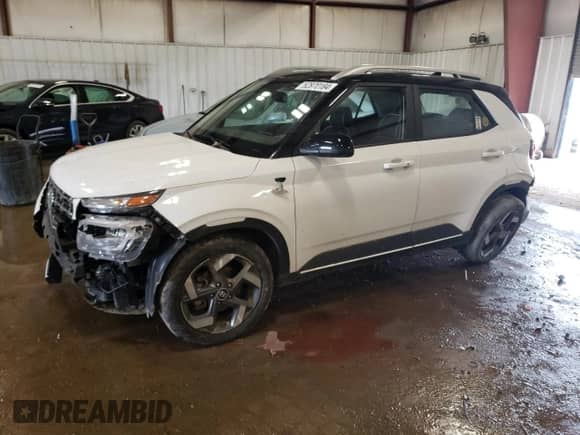 2022 Hyundai Venue Limited с VIN KMHRC8A32NU199831, выставлен на аукционе Copart как лот 52970184 с пробегом 34 436 миль миль и На запчасти • Non repairable. История ставок и продаж доступна на DreamBid. Изображение 1.