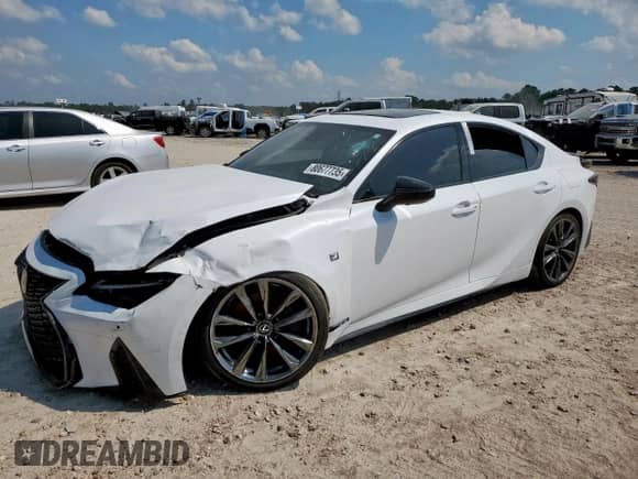 2025 Lexus IS 350 F Sport z VIN JTHGZ1B26S5084466, wystawiony jako Copart lot #80677735 z przebiegiem 3 313 mil mil oraz Szkoda całkowita • Salvage title. Historia ofert i sprzedaży dostępna na DreamBid. Obrazek 1.