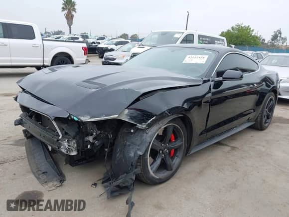 2019 Ford Mustang Bullitt with VIN 1FA6P8K08K5505359, listed as a IAAI auction lot 42152428 with 40,843 mi miles and . Bid and sale history available at DreamBid. Image 22.