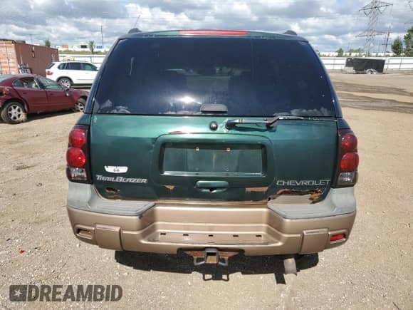 2002 Chevrolet TrailBlazer LTZ with VIN 1GNDT13S722399189, listed as a Copart auction lot 70020095 with 243,510 mi miles and Salvage title. Bid and sale history available at DreamBid. Image 6.