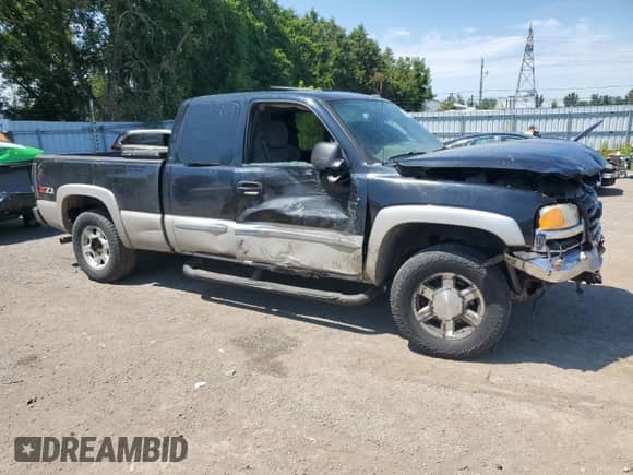 2006 GMC Sierra 1500 SLT with VIN 1GTEK19B86Z255736, listed as a Copart auction lot 66877905 with Not provided miles and Clean title. Bid and sale history available at DreamBid. Image 4.