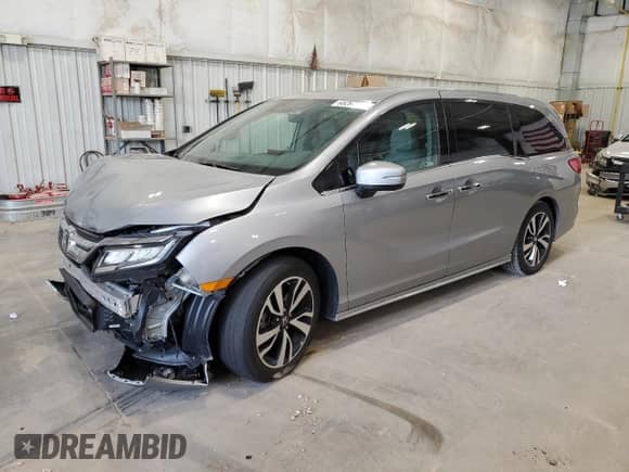 2019 Honda Odyssey Elite с VIN 5FNRL6H98KB112053, выставлен на аукционе Copart как лот 65267245 с пробегом 64 391 миль миль и Списание • Salvage title. История ставок и продаж доступна на DreamBid. Изображение 1.