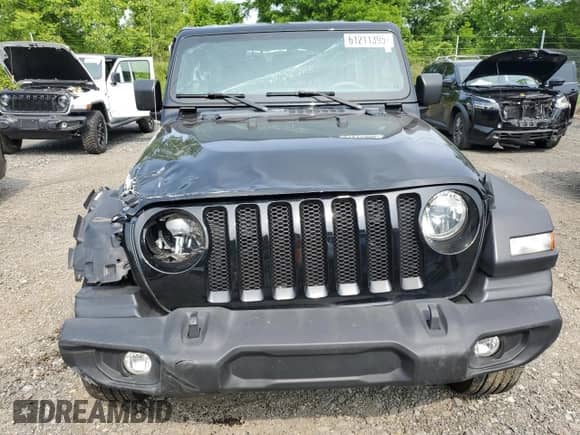 2022 Jeep Wrangler Willys Sport с VIN 1C4GJXANXNW263065, выставлен на аукционе Copart как лот 61211395 с пробегом 28 295 миль миль и Списание • Salvage title. История ставок и продаж доступна на DreamBid. Изображение 5.