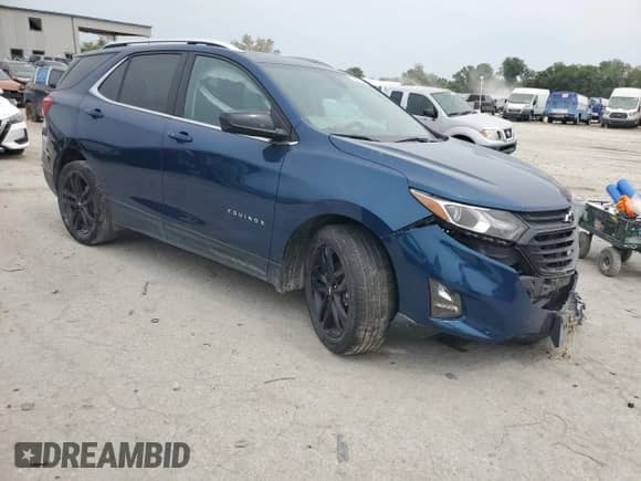 2021 Chevrolet Equinox LT with VIN 3GNAXUEVXML386633, listed as a Copart auction lot 72051725 with 26,877 mi miles and Salvage title. Bid and sale history available at DreamBid. Image 4.