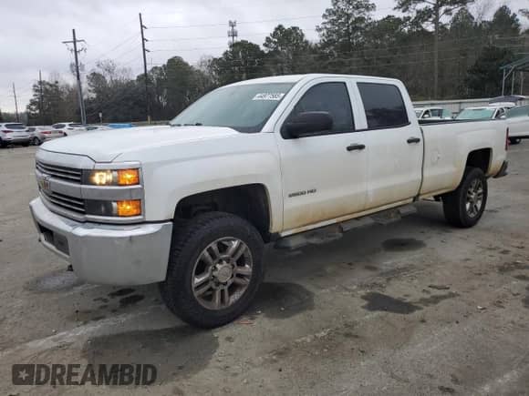 2018 Chevrolet Silverado 2500HD Work Truck z VIN 1GC1CUEG7JF199359, wystawiony jako Copart lot #44977585 z przebiegiem 161 387 mil mil oraz Szkoda całkowita • Salvage title. Historia ofert i sprzedaży dostępna na DreamBid. Obrazek 1.