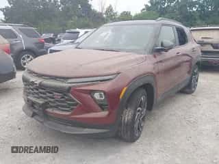 2025 Chevrolet TrailBlazer RS z VIN KL79MTSL0SB171632, wystawiony jako IAAI lot #42976340 z przebiegiem Nie podano mil oraz . Historia ofert i sprzedaży dostępna na DreamBid. Obrazek 2.