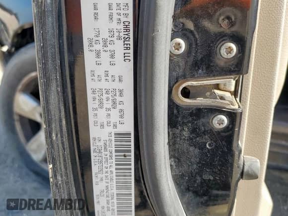 2009 Dodge 1500 SLT z VIN 1D3HB18T29S722922, wystawiony jako Copart lot #66482125 z przebiegiem 312 034 mil mil oraz Szkoda całkowita • Salvage title. Historia ofert i sprzedaży dostępna na DreamBid. Obrazek 12.