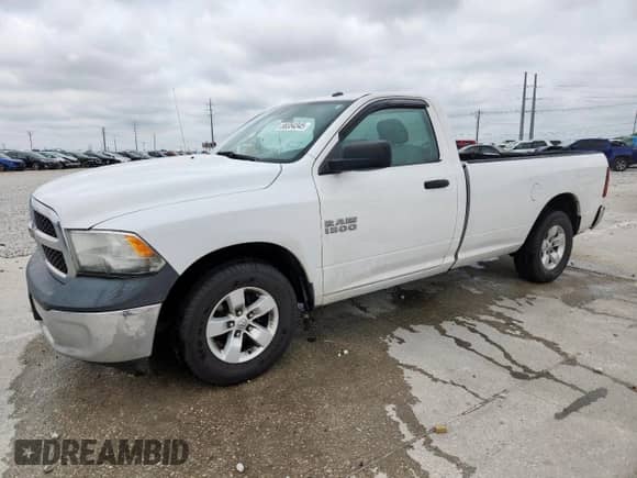 2016 Ram 1500 Tradesman with VIN 3C6JR6DGXGG109888, listed as a Copart auction lot 58354345 with 245,581 mi miles and Salvage title. Bid and sale history available at DreamBid. Image 1.