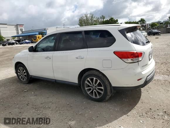 2014 Nissan Pathfinder SL with VIN 5N1AR2MN7EC662574, listed as a Copart auction lot 81870285 with 127,293 mi miles and Clean title. Bid and sale history available at DreamBid. Image 2.