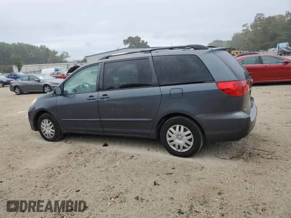 2007 Toyota Sienna LE with VIN 5TDZK23C57S093771, listed as a Copart auction lot 82309295 with 190,476 mi miles and Salvage title. Bid and sale history available at DreamBid. Image 2.